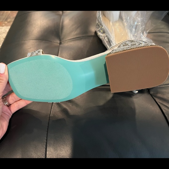 Betsy Johnson Rhine Stone Sandals - Picture 7 of 8